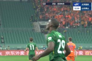 开云数字工具-打花了!国安4-1领先泰山!杨立瑜替补助攻,法比奥暴力头球双响